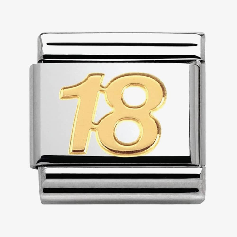 Nomination 18 Link in 18ct Yellow Gold - Gold