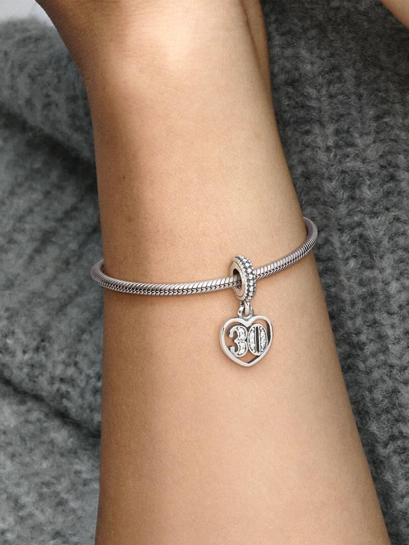 30th Celebration Dangle Charm