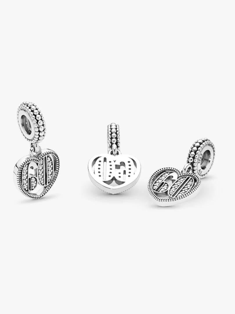 60th Celebration Dangle Charm