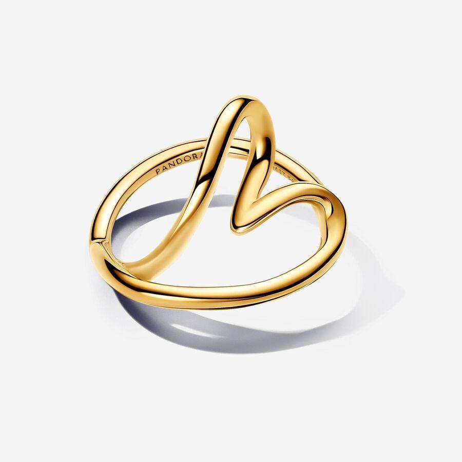 Organically Shaped Heart Ring - Size 52
