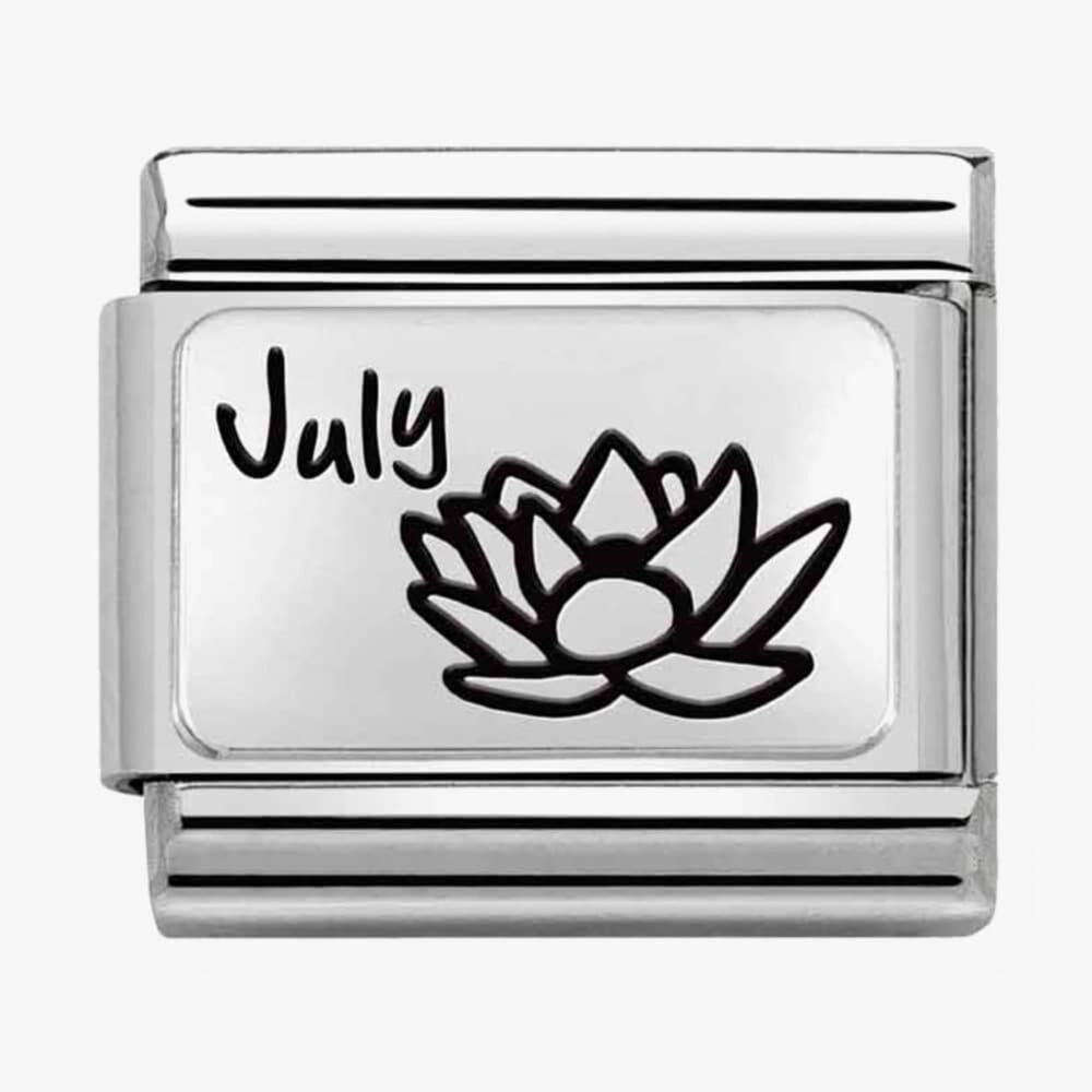 CLASSIC Composable Plates July Flower Charm