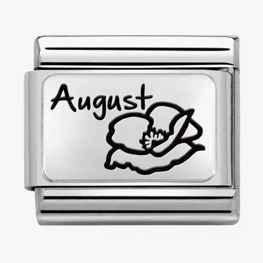 CLASSIC Composable Plates August Flower Charm