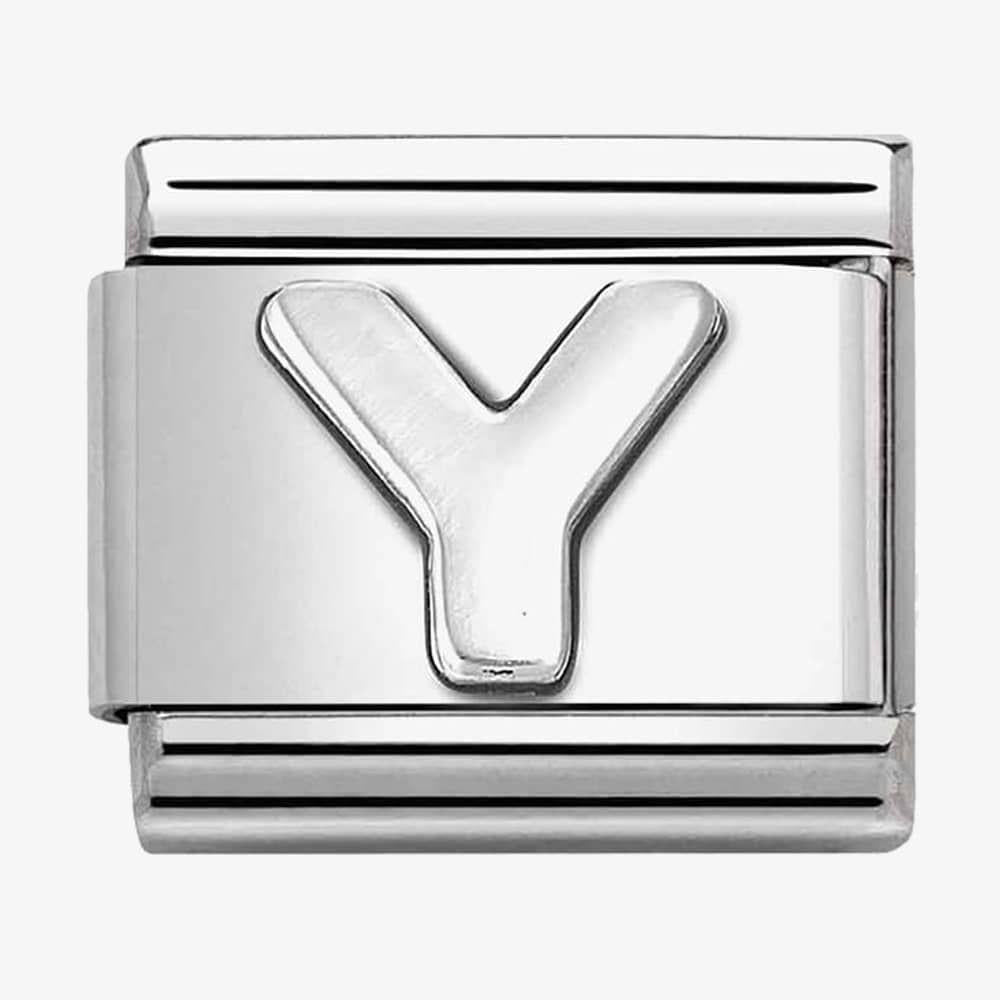Composable Classic Link, Letter Y, silver