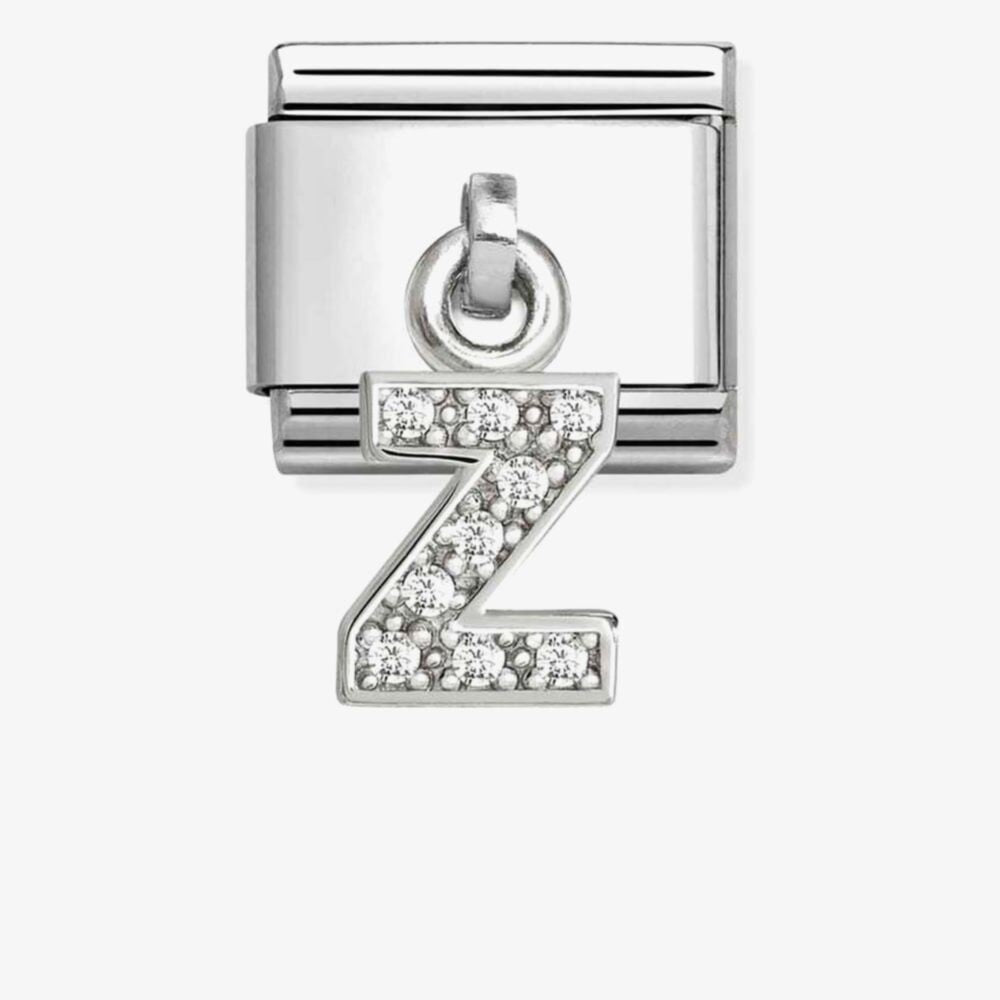 Silvershine Sparkling Letter Z Charm