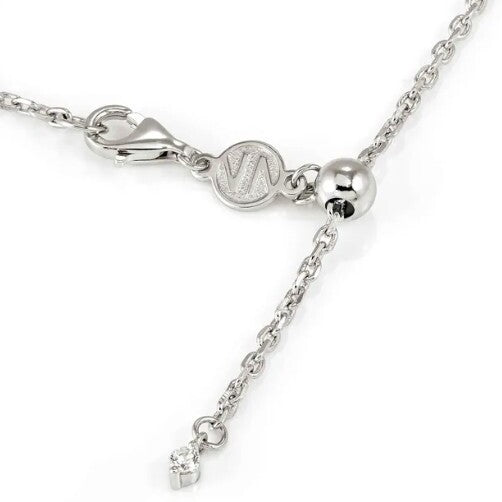 Life Bouquet necklace with white stones