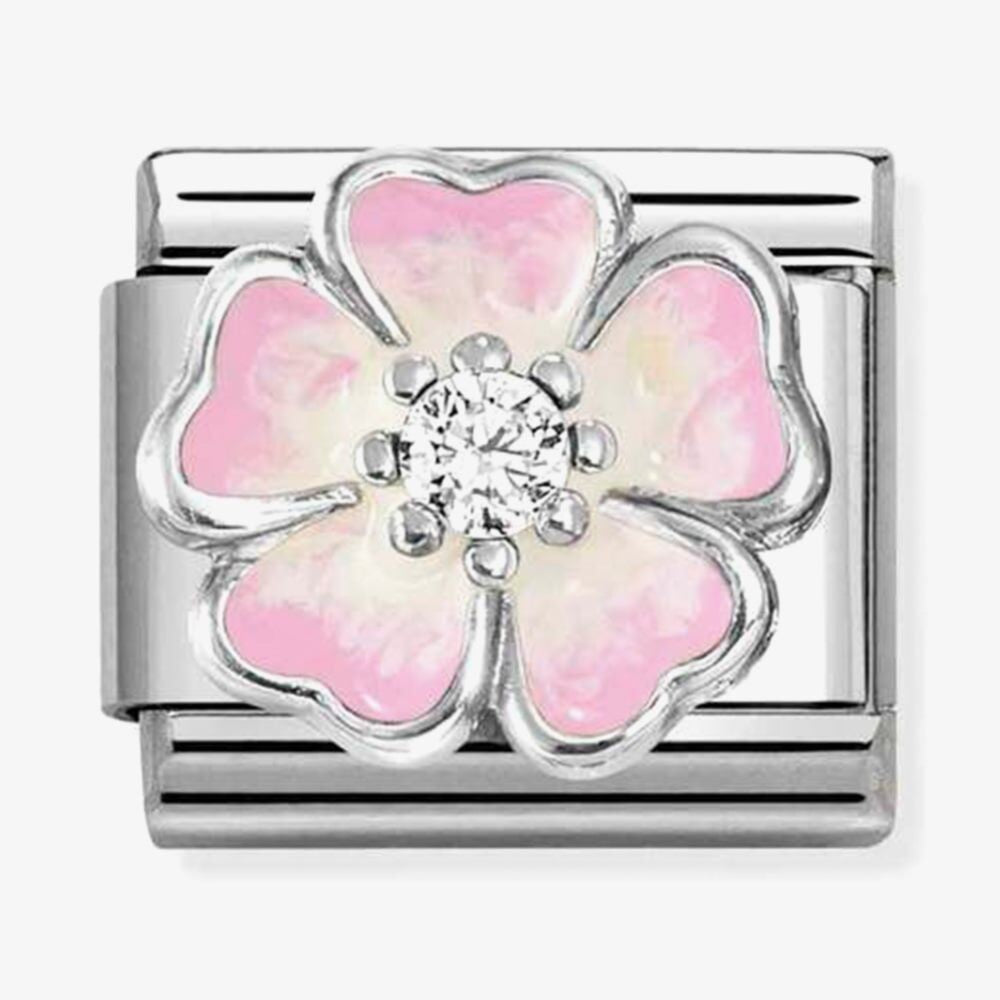 Classic SIMBOLS Pink Flower Fade Charm