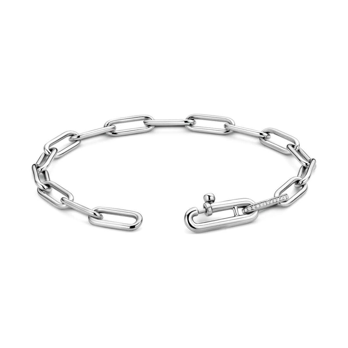 Closed Forever Chain Bracelet, medium.