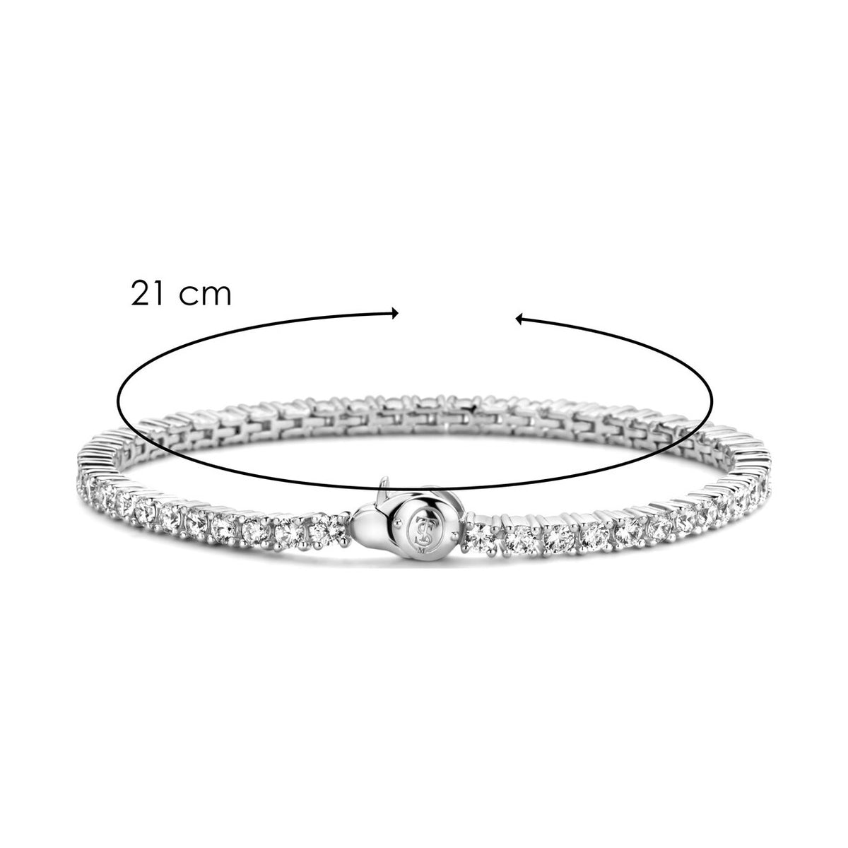 Tennis Bracelet 4mm, medium.