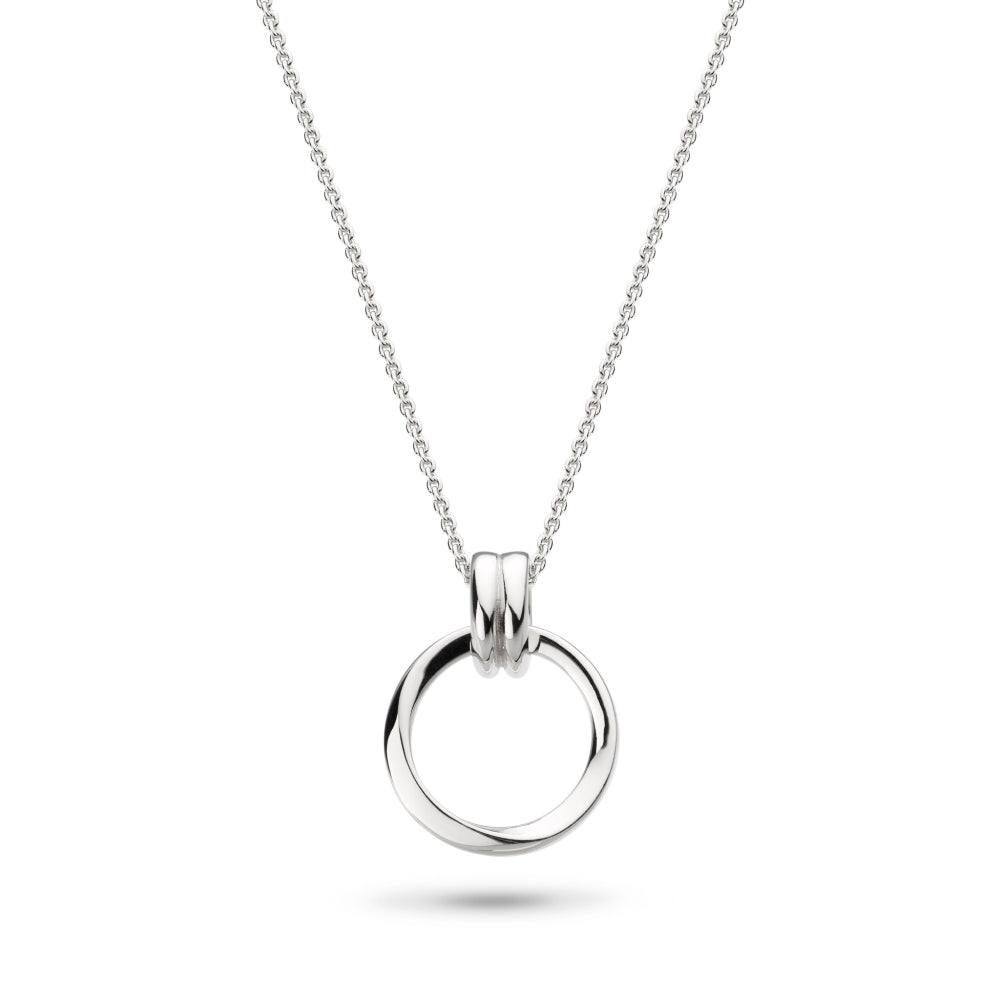 Bevel Unity Necklace - necklace, silver