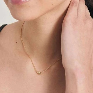 ANIA HAIE Gold Pebble Sparkle Necklace