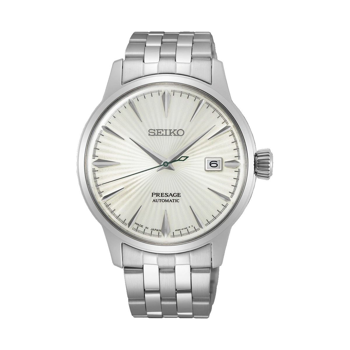 Seiko Presage Martini Cocktail Time Watch, 40.5mm , Automatic, White
