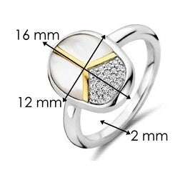 TI SENTO Ring 12355MW, size 54.