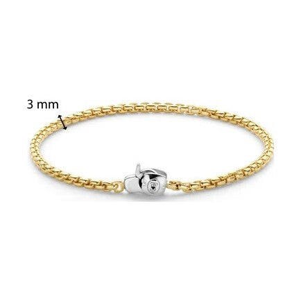 Classic Box Chain Bracelet, medium.