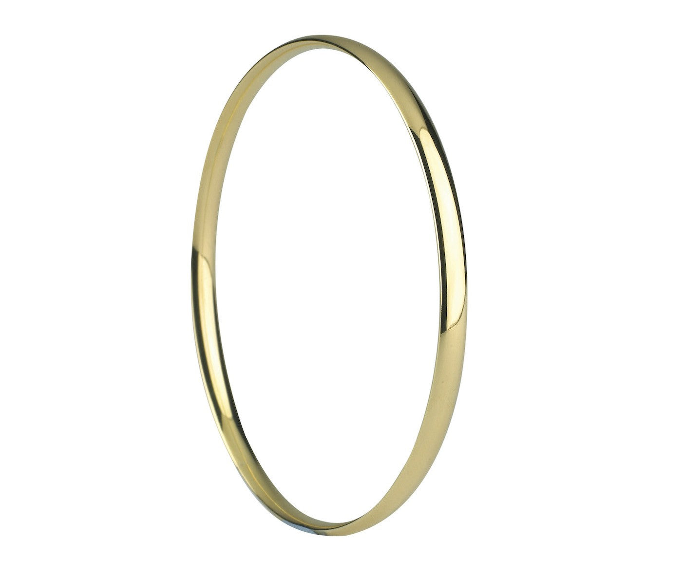 9ct Yellow Court Shaped Bangle 2