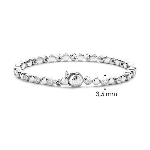 Round Zirconia Bracelet, medium.