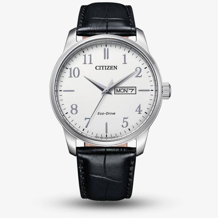 Citizen Stainless Steel White Dial Eco-Drive Gents Watch
