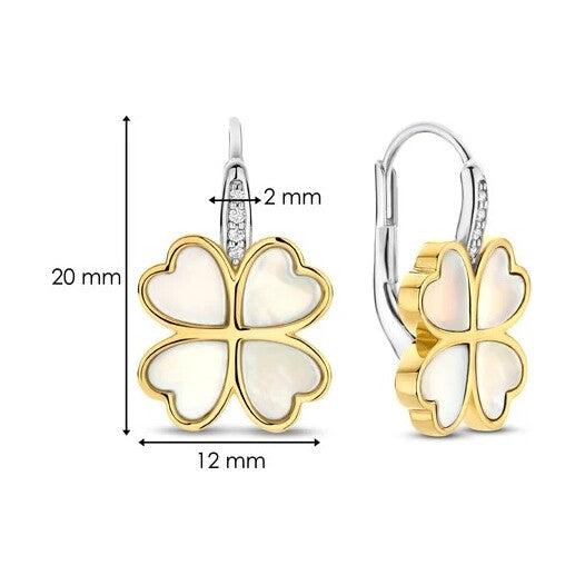 Pearl Clover Hoops