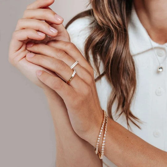 Tennis Bracelet 4mm, medium.