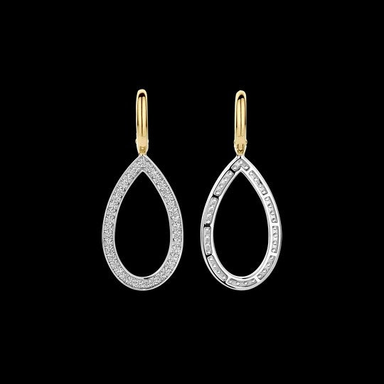 Classic Soft Oval Zirconia Hoops