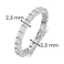 Eternity Tennis Ring 2,5mm, size 56.