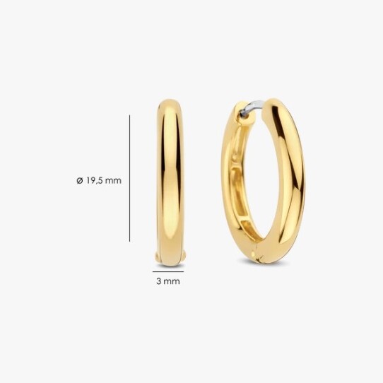 Classic Gold Vermeil Large Hoops 20mm