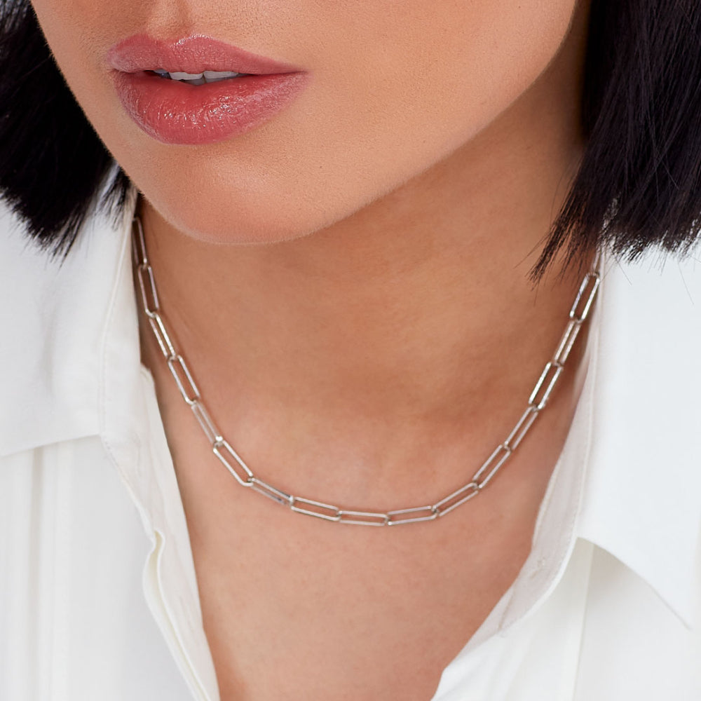 Revival Paperclip Grande Chain Necklace – 18″