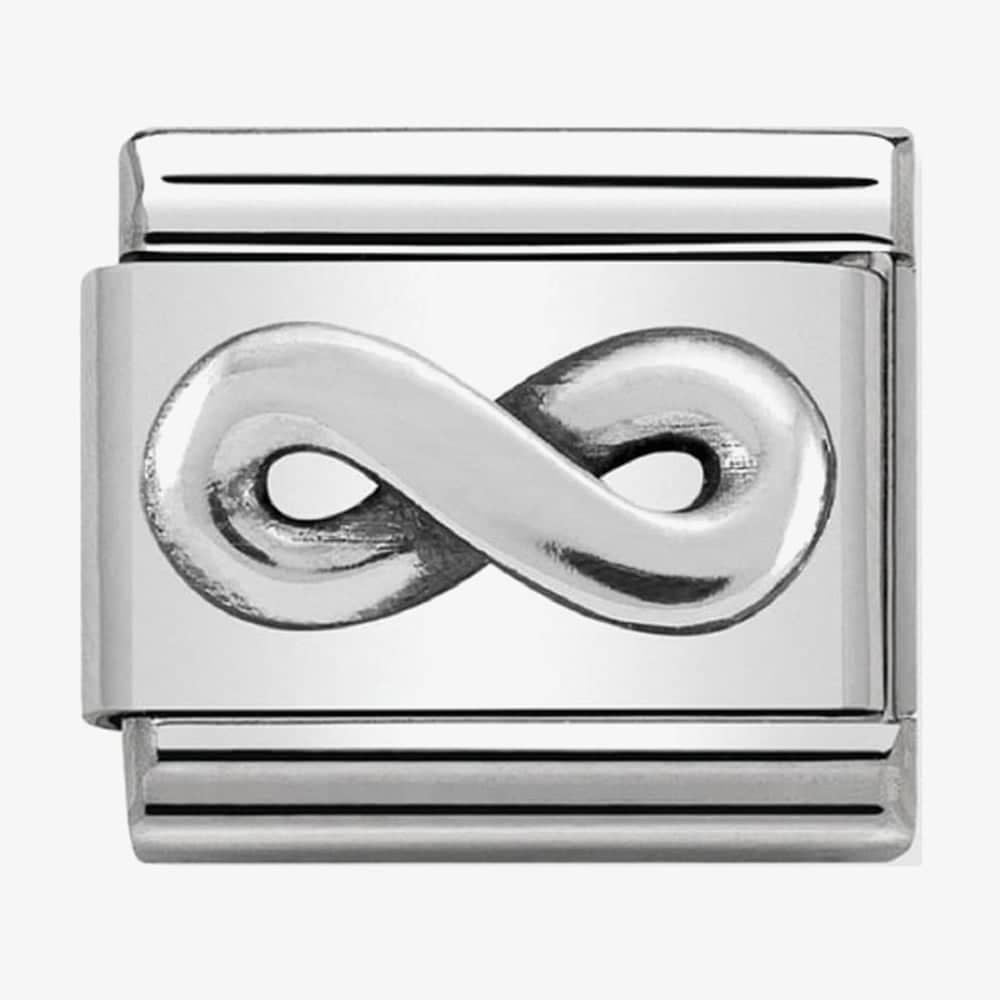 Nomination Infinity Heart Link in Sterling Silver - Silver