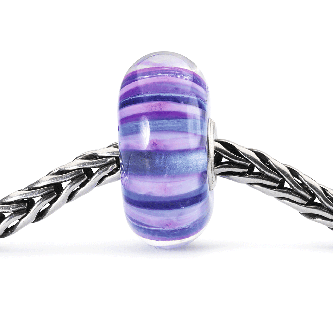 Trollbeads Violet Stripe Bead