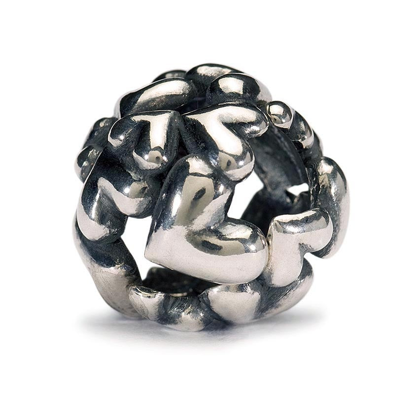Trollbeads Heart Ball Silver Bead