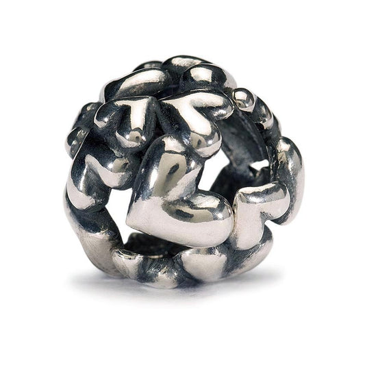 Trollbeads Heart Ball Silver Bead