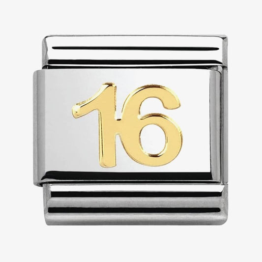 Nomination 16 Link in 18ct Yellow Gold - Gold