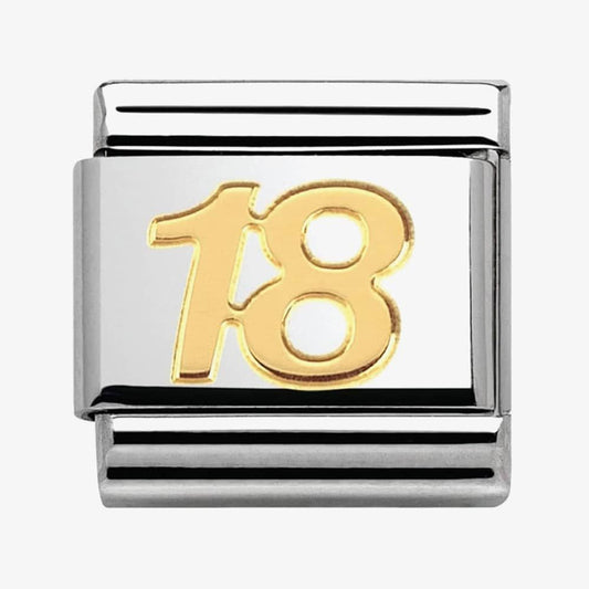 Nomination 18 Link in 18ct Yellow Gold - Gold