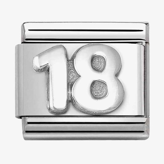 Nomination 18 Link in Sterling Silver - Silver