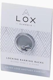 4 Lox Locking Earring Backs Butterfly Fittings