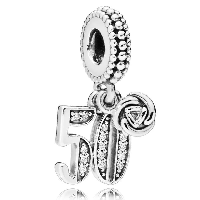 50th Celebration Dangle Charm