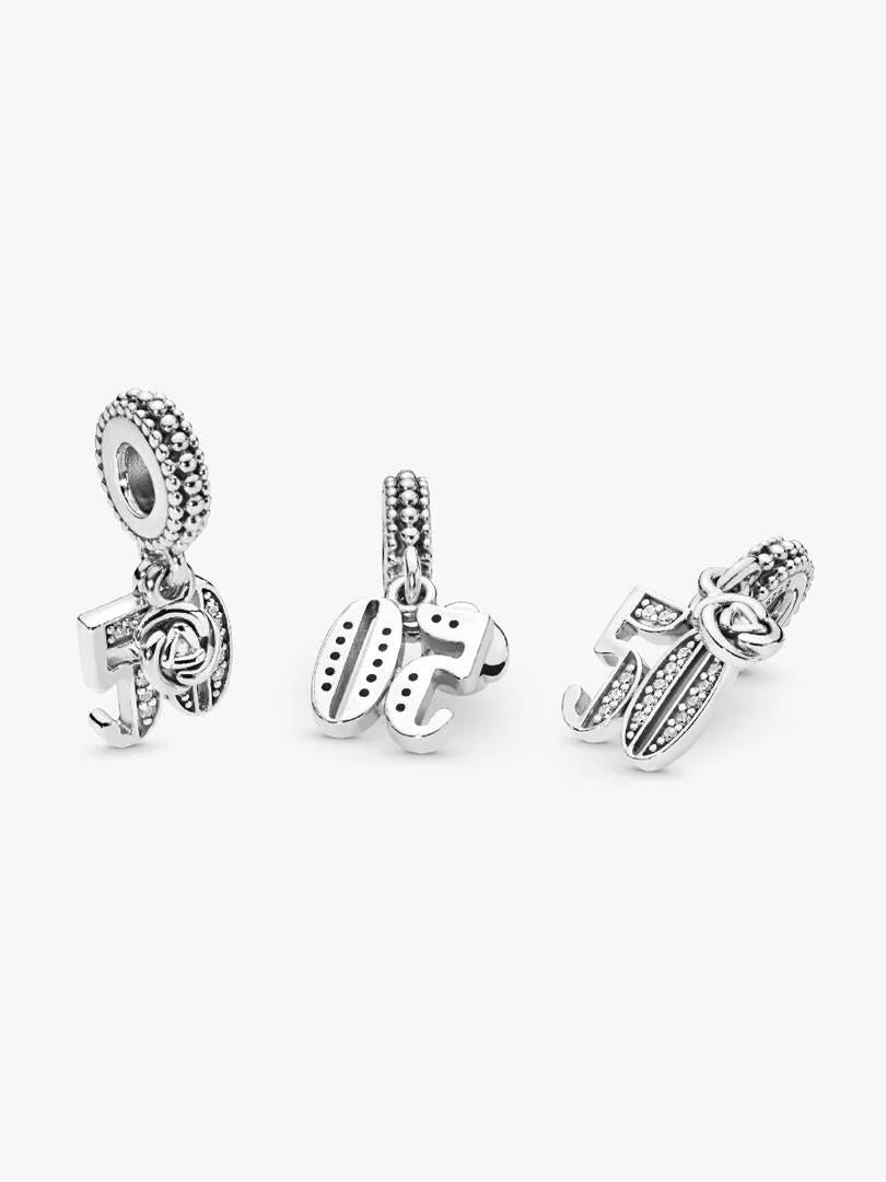 50th Celebration Dangle Charm