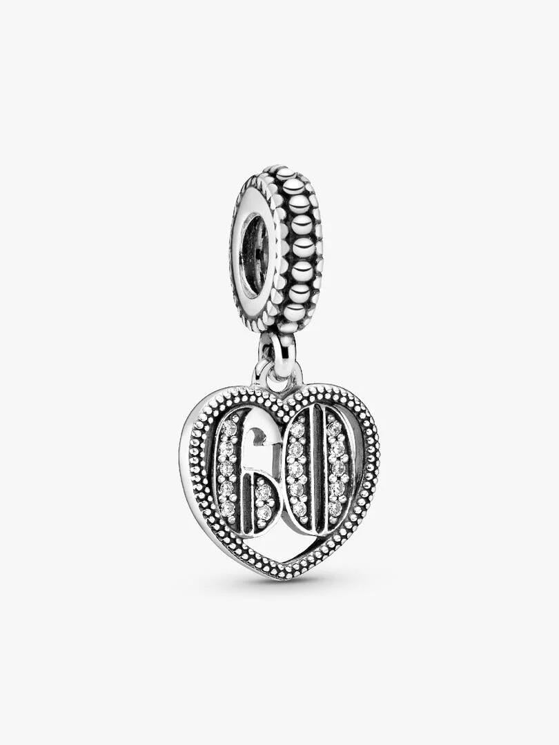 60th Celebration Dangle Charm