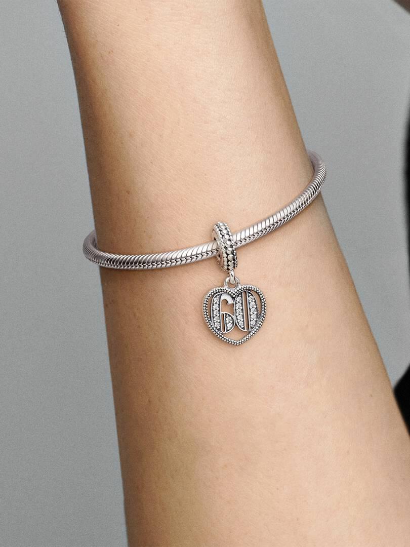 60th Celebration Dangle Charm