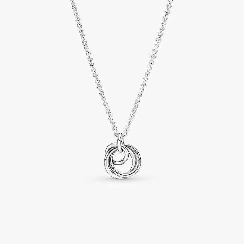 Family Always Encircled Pendant Necklace