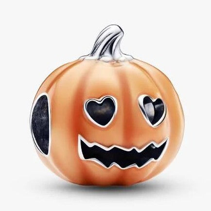 Glow-in-the-dark Spooky Pumpkin Charm
