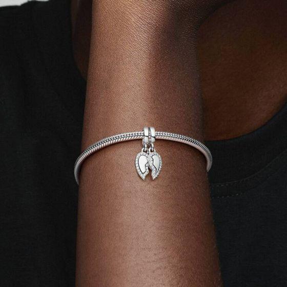 Friends Splittable Heart Charm