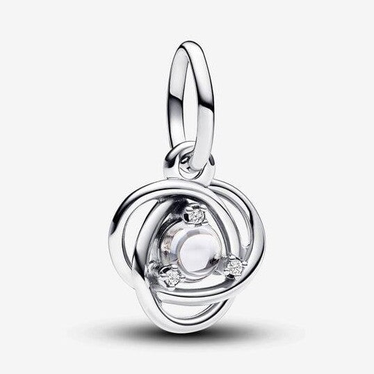April Eternity Circle Dangle Charm