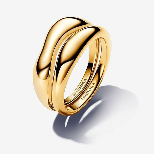 Organically Shaped Stacking Rings - Size 54