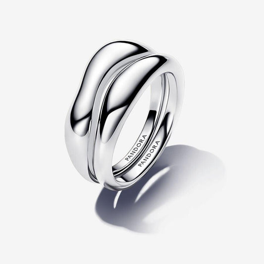 Organically Shaped Stacking Rings - Size 54