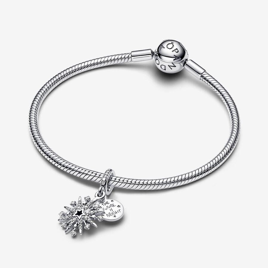 Sparkling Firework Double Dangle Charm