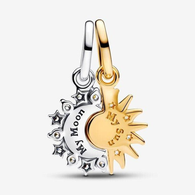 Splittable Sun & Moon Dangle Charm