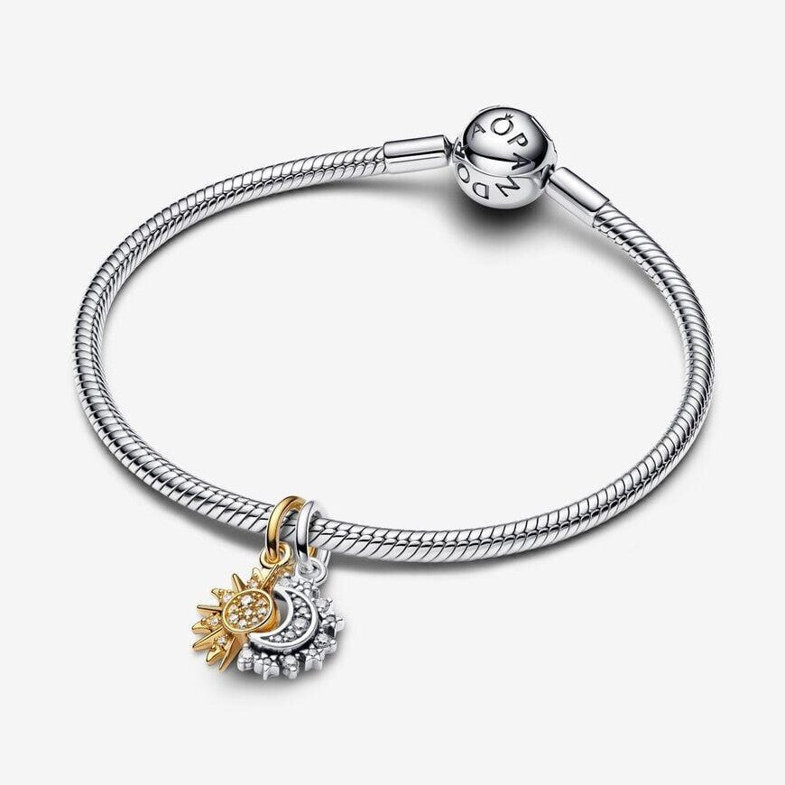Splittable Sun & Moon Dangle Charm