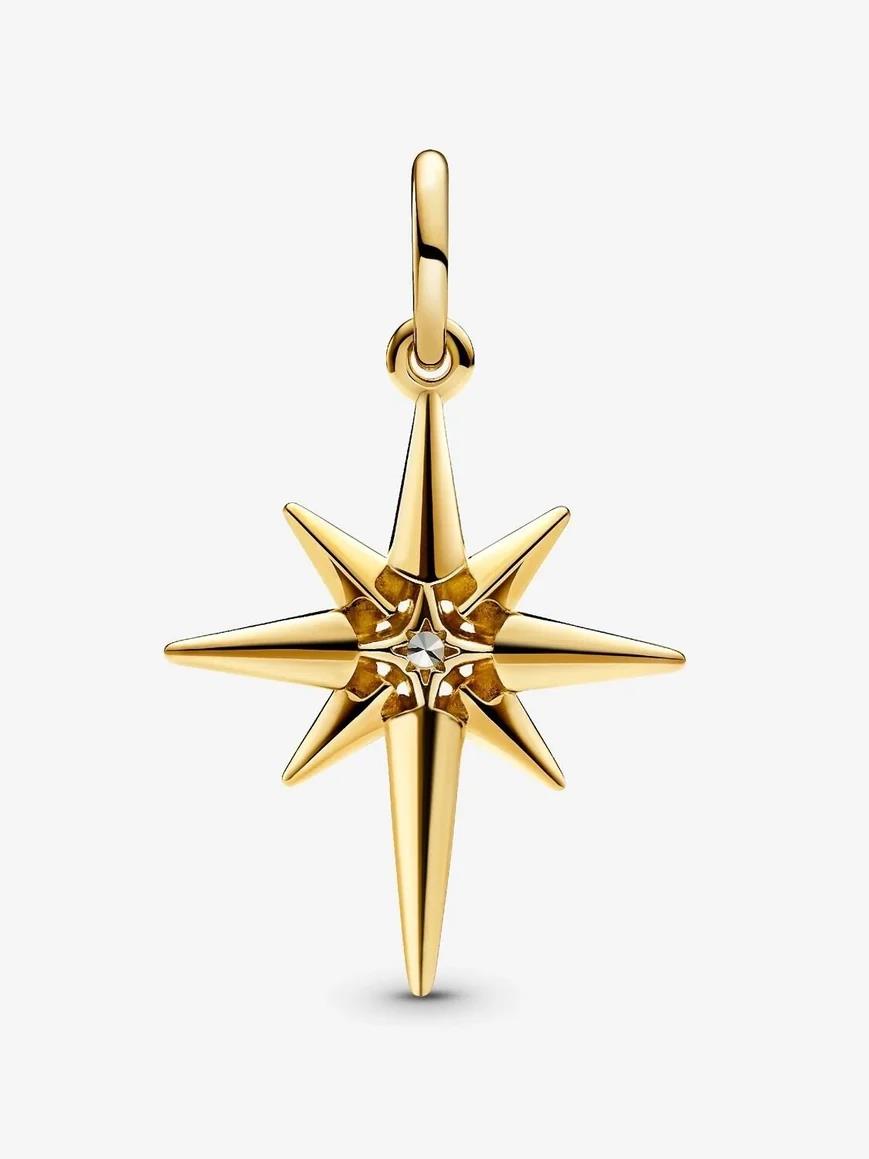 Pandora Sparkling North Star Dangle Charm