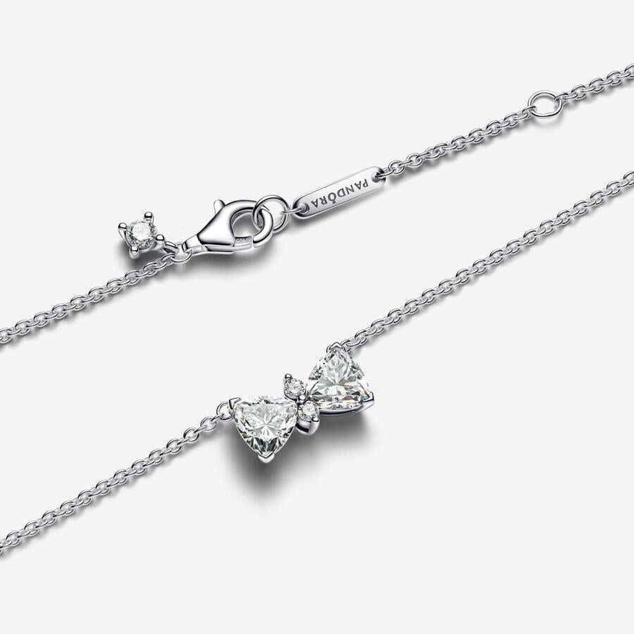 Sparkling Bow Necklace