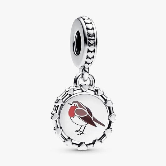 Robin Bird Dangle Charm